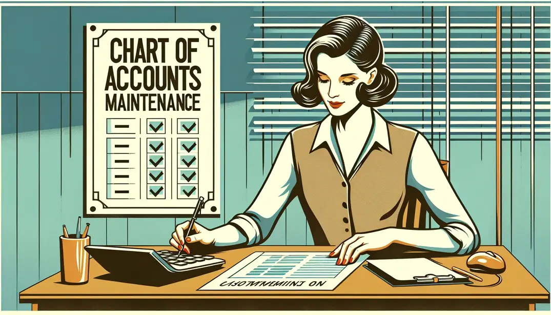 Chart of accounts maintenance checklist