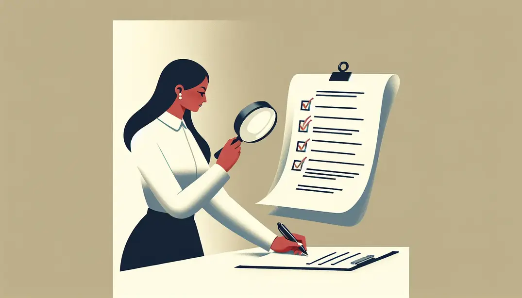 Performance review checklist accounting staff