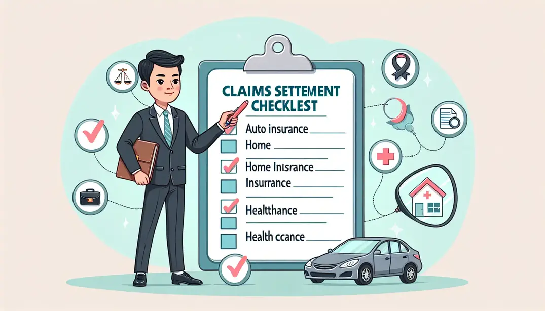 Claims settlement checklist