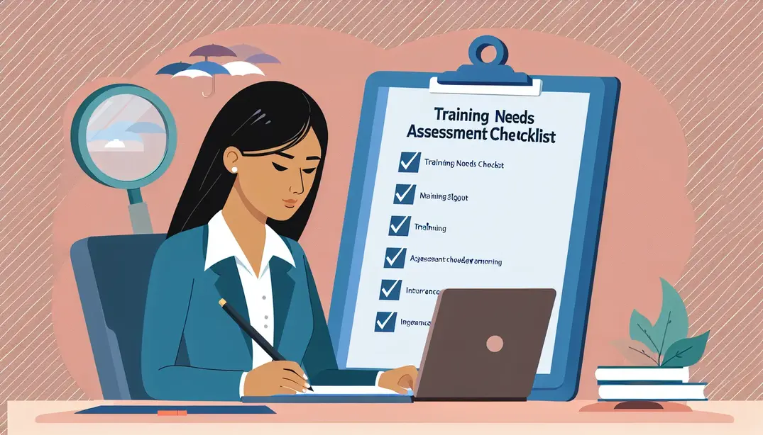 Training needs assessment checklist