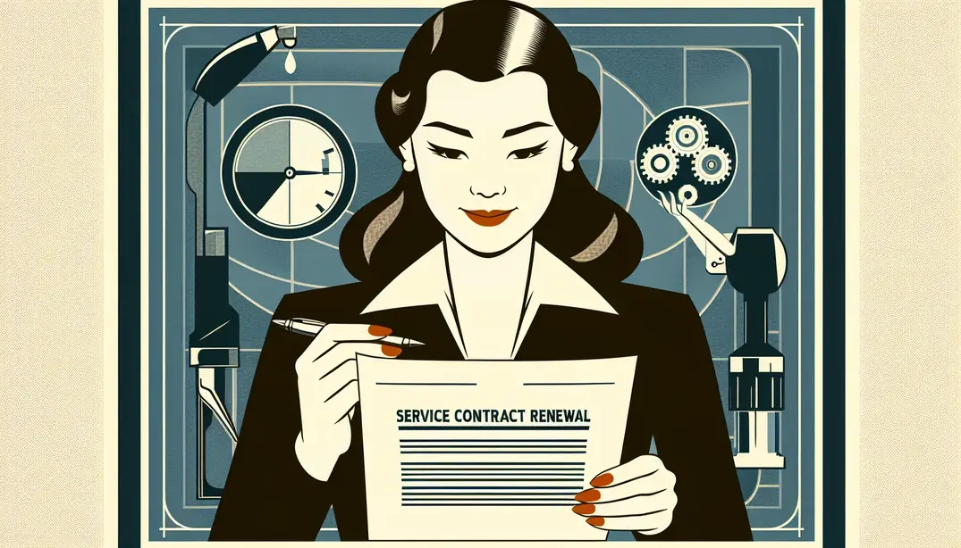 Service contract renewal checklist