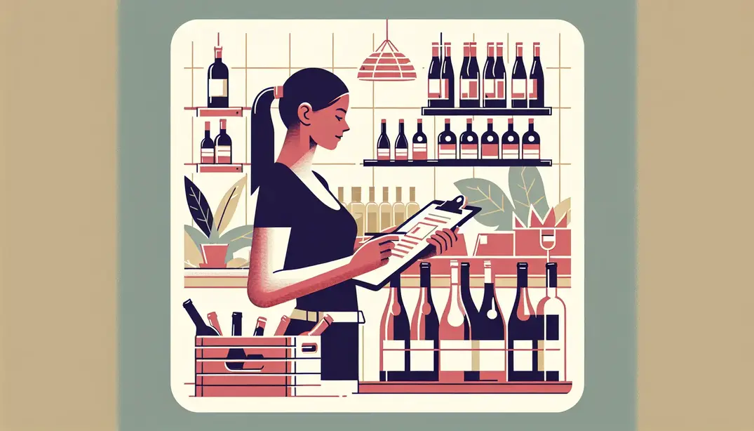 Wine and beverage inventory checklist